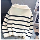 Estelle™ | Pull élégant à col en V zippé
