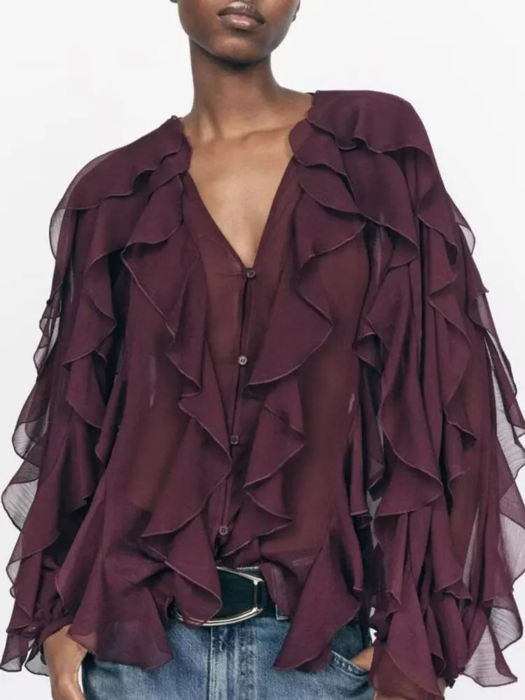 Lys | Blouse Romantique & Volume Léger