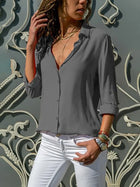 Sophie | Blouse Chiffon à Manches Longues