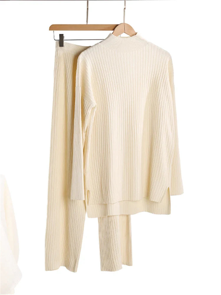Macy™ | Ensemble Élégant avec Col Roulé et Pantalon