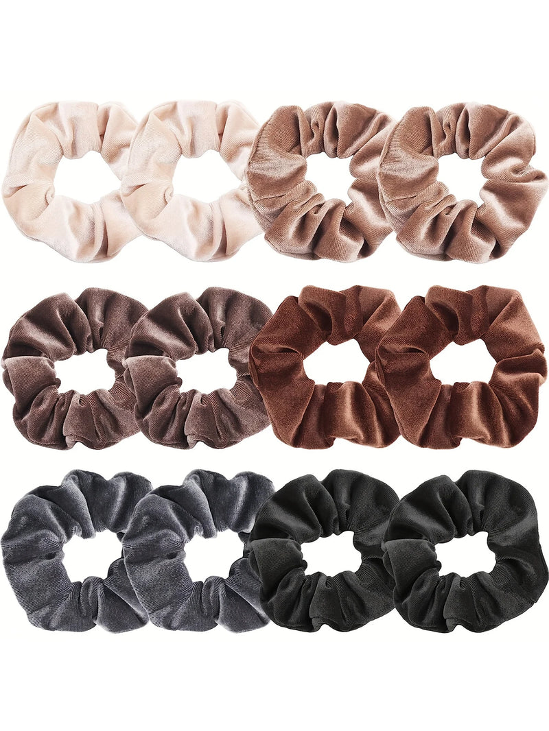 Set de 12 Scrunchies Douces