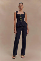 Romy | Ensemble Structuré & Allure Denim