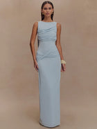 Maëva | Robe Plissée & Silhouette Élancée