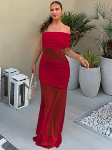 Maëlya | Robe Drapée & Élégance Pure
