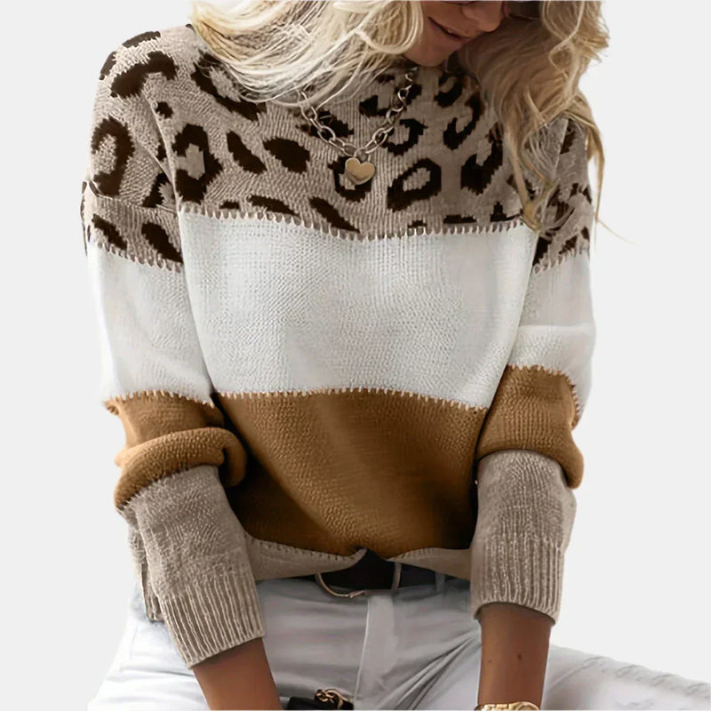 Jordan™ | Pull élégant à imprimé léopard