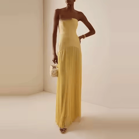 Malia | Robe Drapée & Élégance Aérienne