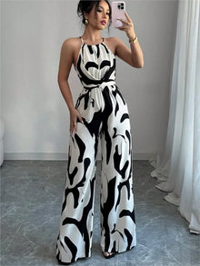 Mila | Jumpsuit Graphique & Élancée