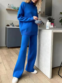 Macy™ | Ensemble Élégant avec Col Roulé et Pantalon