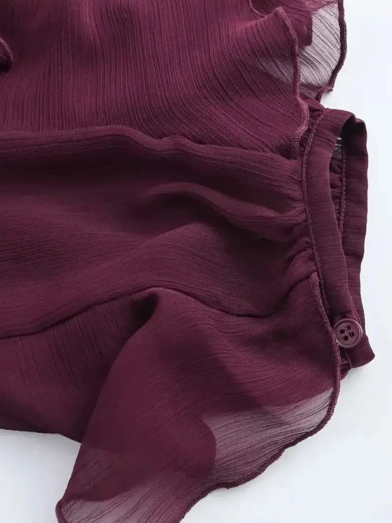 Lys | Blouse Romantique & Volume Léger