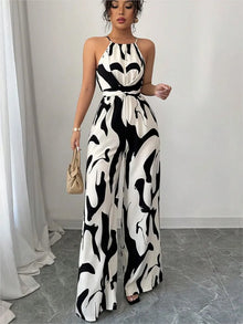 Mila | Jumpsuit Graphique & Élancée