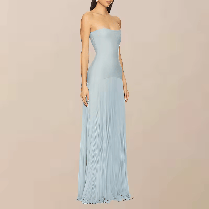 Malia | Robe Drapée & Élégance Aérienne