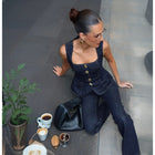 Romy | Ensemble Structuré & Allure Denim