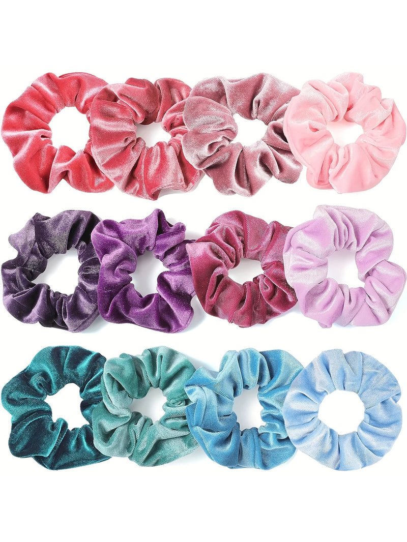 Set de 12 Scrunchies Douces