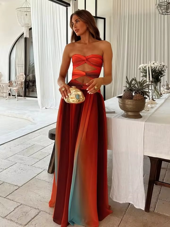 Valentina | Robe Maxi Glamour d’Été