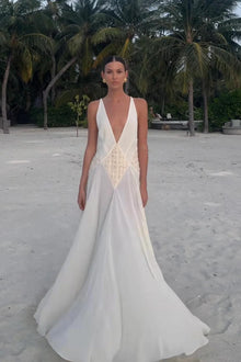 Lavinia | Robe Longue Drapée & Élégance Sculptée