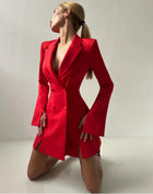 Britney™ | Robe Courte Effet Veste