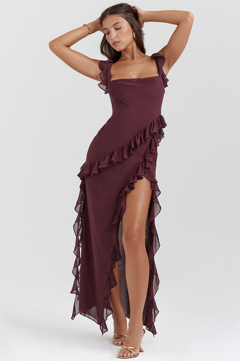 Ariana | Robe Maxi Fendue
