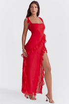 Ariana | Robe Maxi Fendue