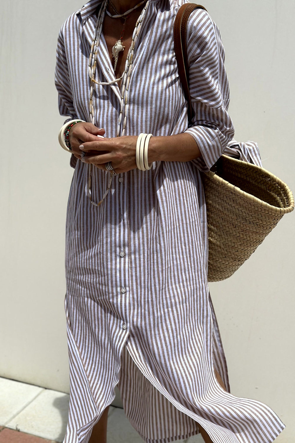 Sofie | Robe Chemise Légère & Esprit Vacances