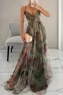 Elody | Robe Maxi Élégante à Imprimé Floral