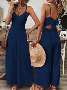 Léa | Jumpsuit Noeud & Élégance d’Été