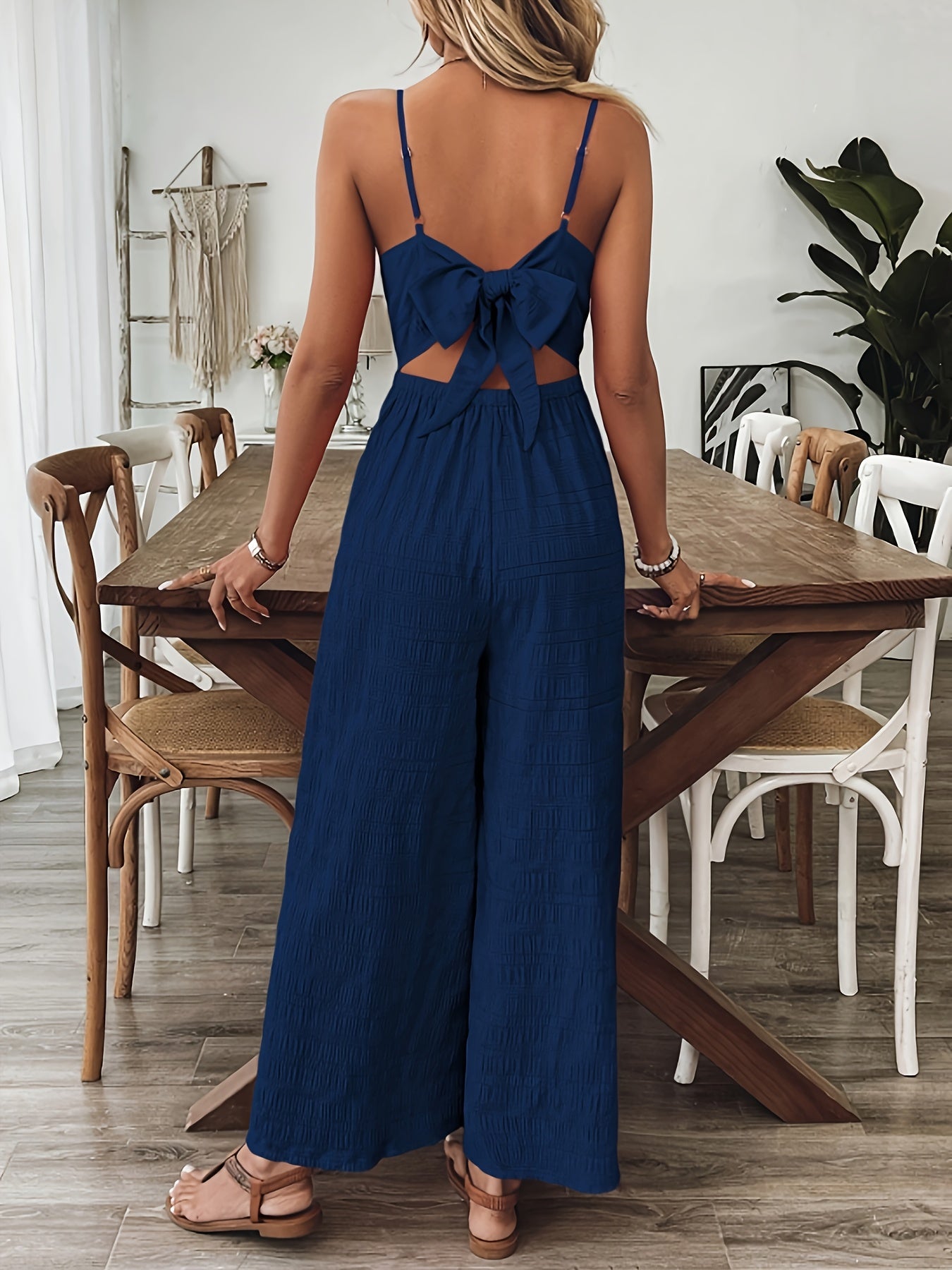 Léa | Jumpsuit Noeud & Élégance d’Été