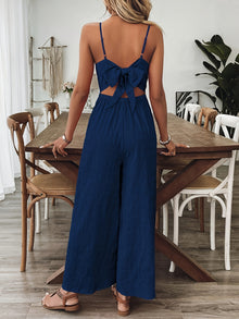 Léa | Jumpsuit Noeud & Élégance d’Été