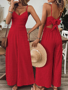 Léa | Jumpsuit Noeud & Élégance d’Été
