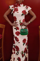 Meilin | Robe Maxi Fleurie Style Cheongsam