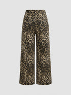 Soraya | Pantalon Large Léopard en Denim