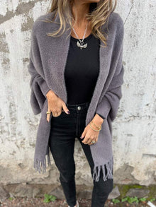Alina™ | Pull cache-cœur à manches longues