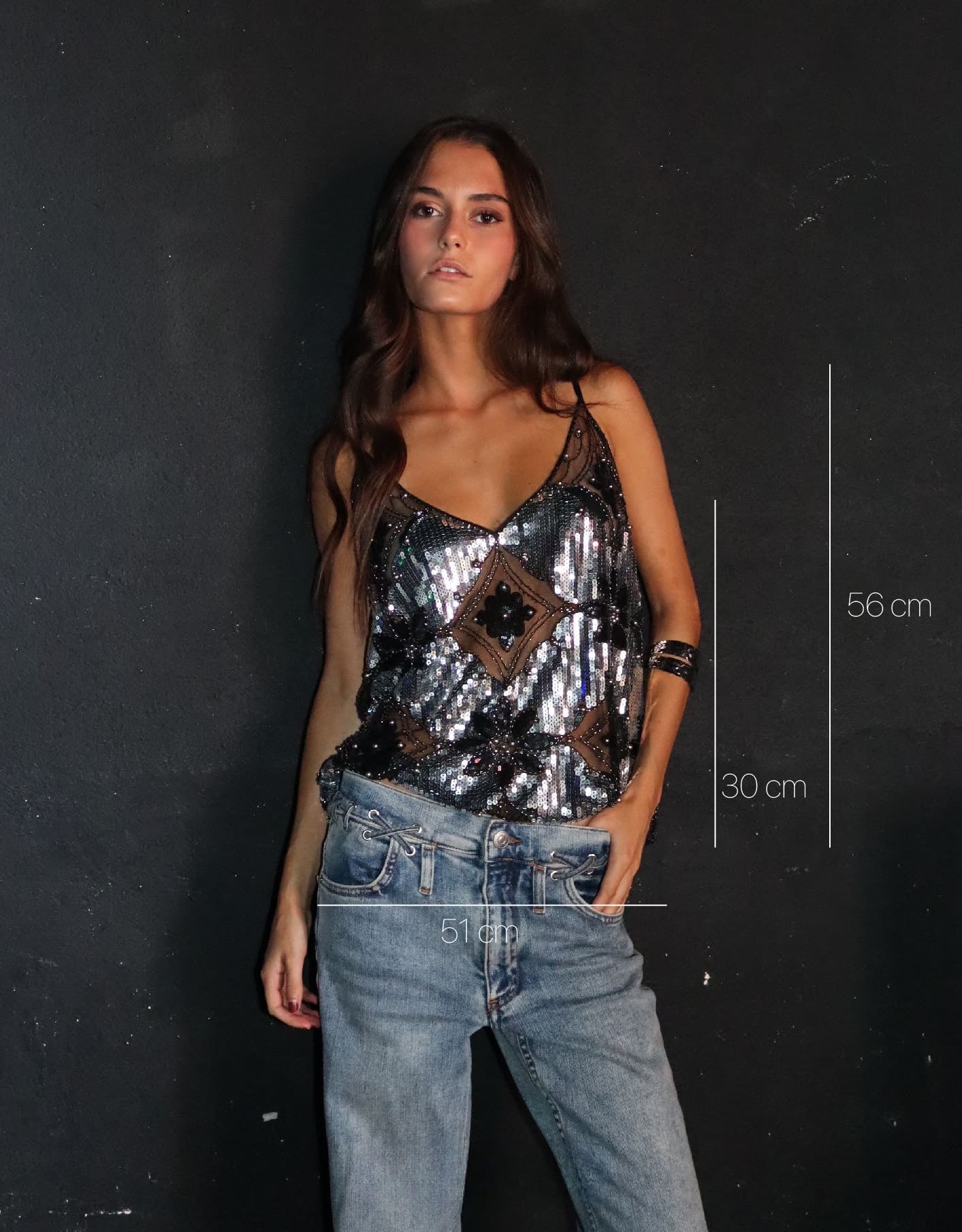 Shaley | Top Glamour & Brillance Éclatante