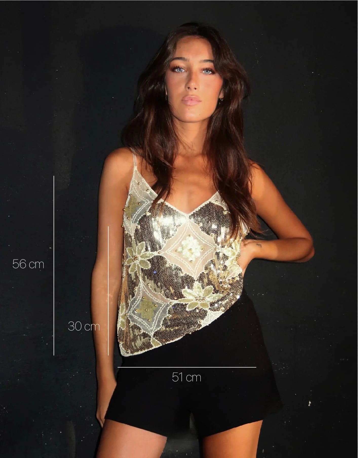 Shaley | Top Glamour & Brillance Éclatante