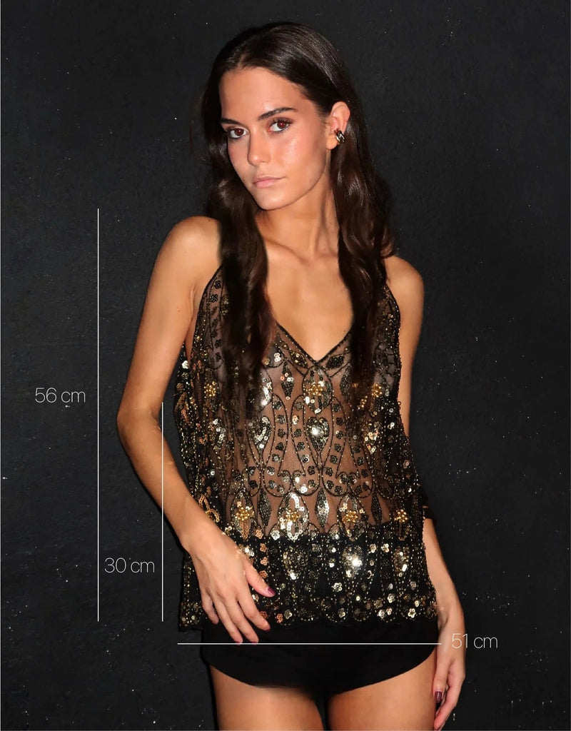 Shaley | Top Glamour & Brillance Éclatante