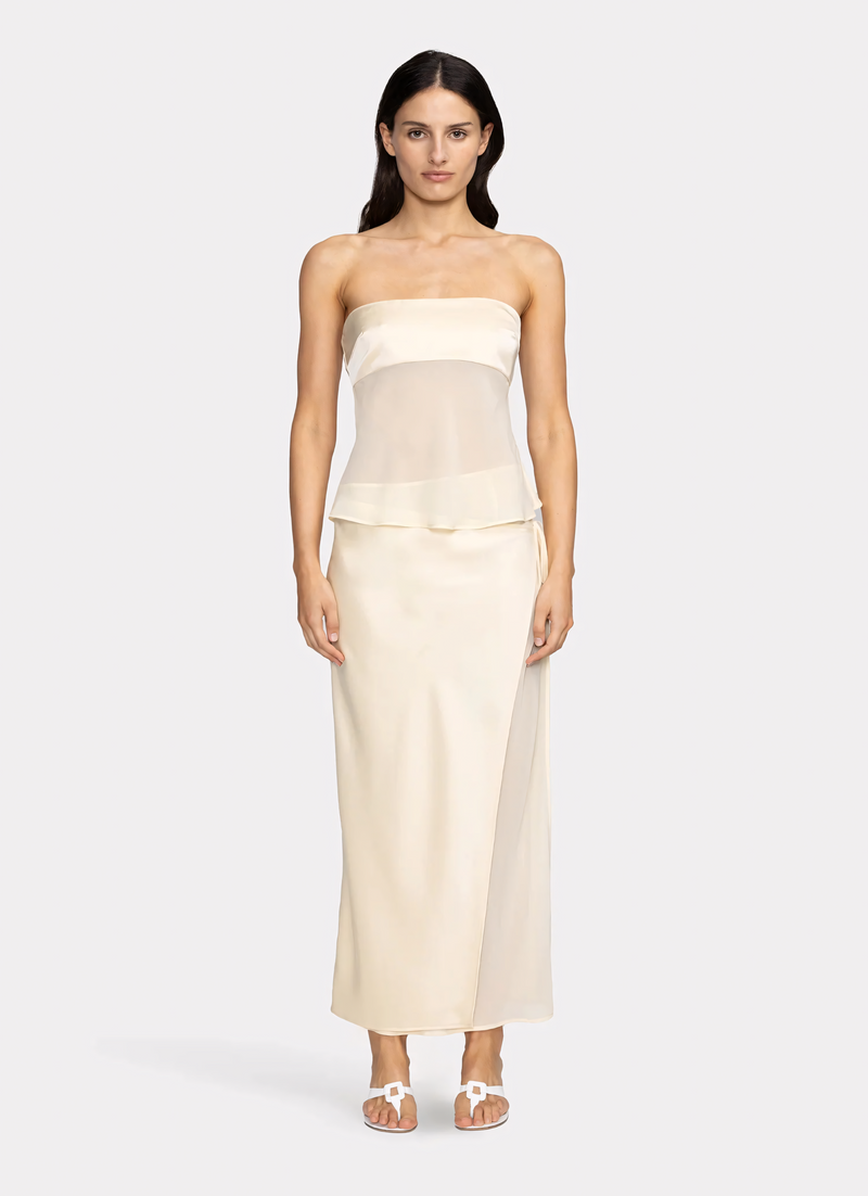 Nahia | Robe Épure & Transparence Sublime