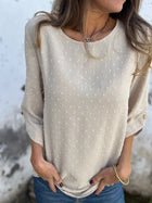 Ariane | Blouse Élégante à Pois