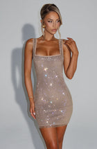 Petra Mini Dress - Gold