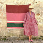 Robe Vintage À Imprimé Ethnique
