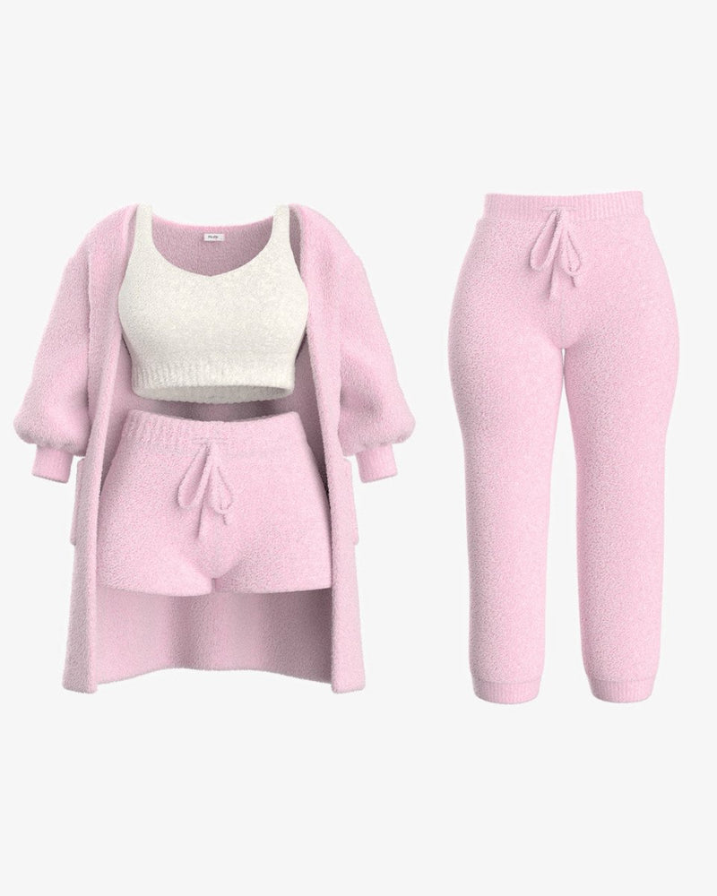 Juli™ | Ensemble Tricoté 4 Pièces Ultra Confort