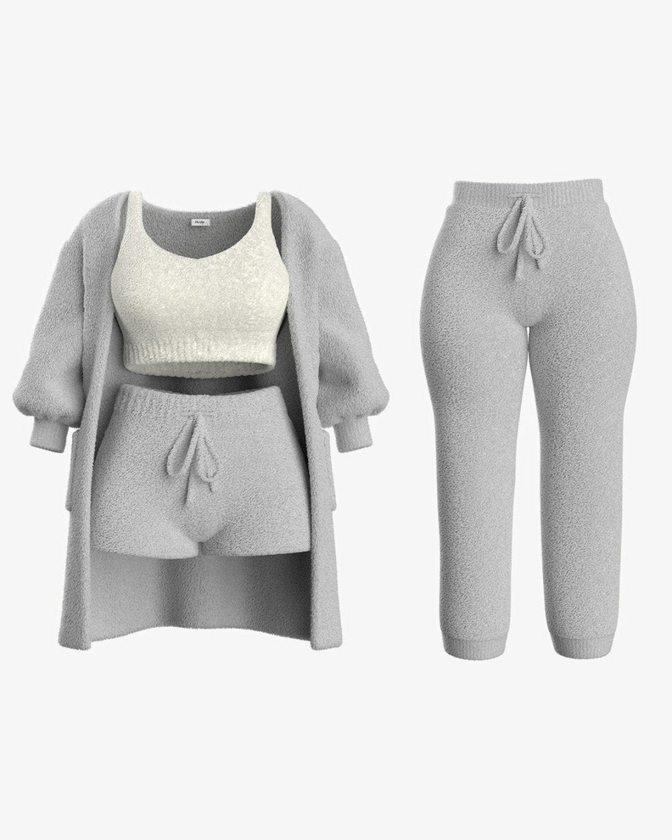 Juli™ | Ensemble Tricoté 4 Pièces Ultra Confort