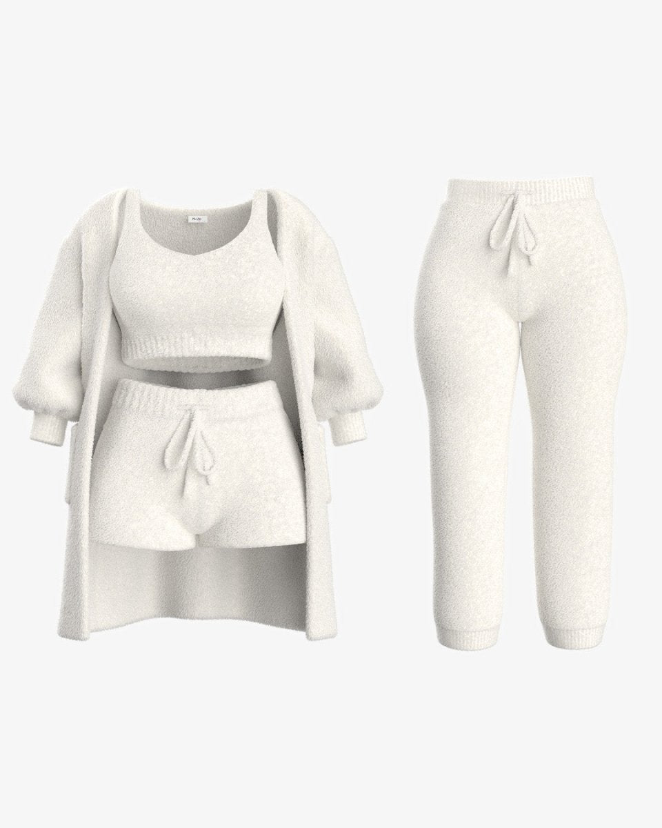 Juli™ | Ensemble Tricoté 4 Pièces Ultra Confort