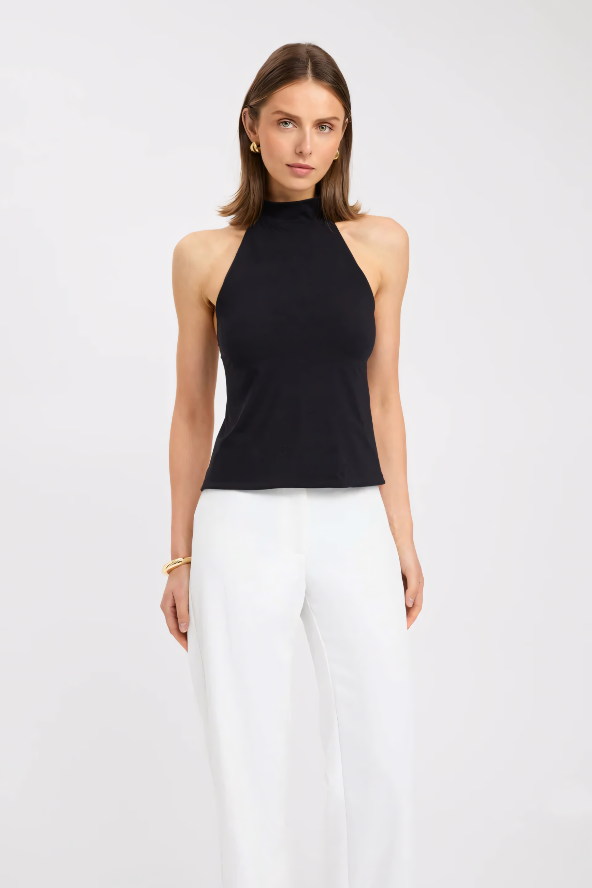 Léna | Haut Minimaliste & Silhouette Élancée