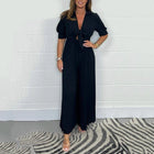 Inaya | Jumpsuit Plissée Unie