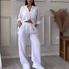 Isla | Ensemble Chemise Boutonnée et Pantalon