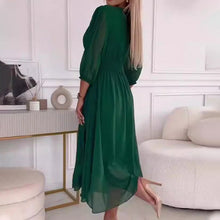 Nalia | Robe Légère en Chiffon à Col V