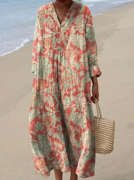 Nahia | Robe Fleurie & Esprit Bord de Mer