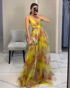 Elody | Robe Maxi Élégante à Imprimé Floral